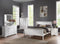 Louis Philippe Eastern King Bed, White